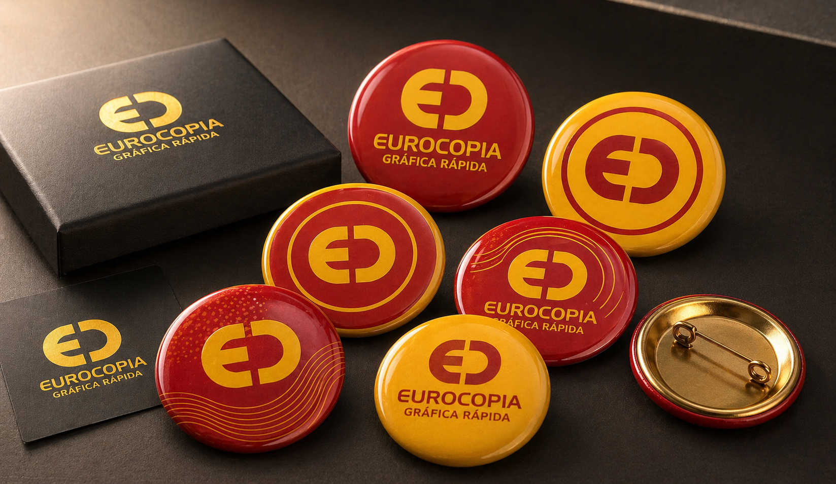 Bottons personalizados da Eurocopia