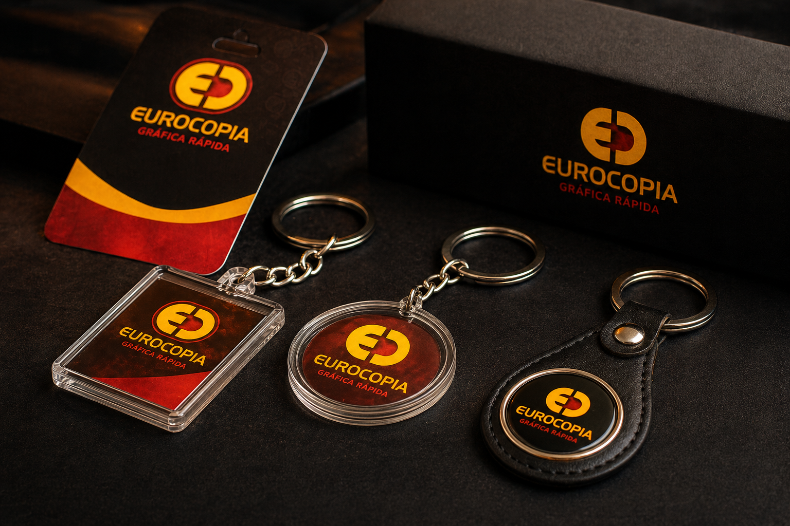 Chaveiros personalizados da Eurocopia